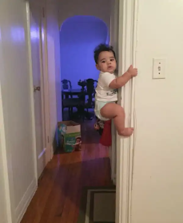 Caption this cute baby photo that has gone viral